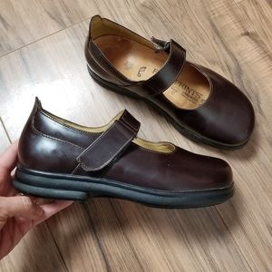 Birkenstock | Shoes | Birkenstock Footprints Annapolis Mary Jane Dark Brown  Leather Shoe 36 | Poshmark